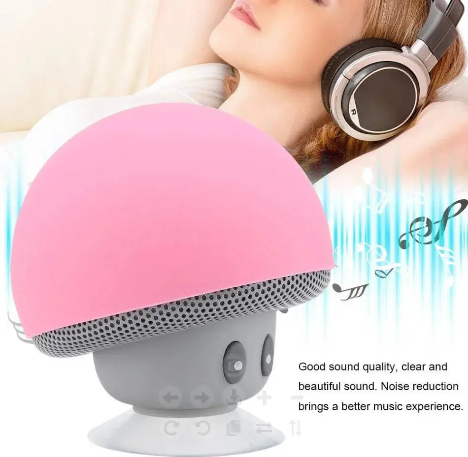 High Quality Wireless Bluetooth Speaker 30ft Wireless Range  Subwoofer With Suction CupSuitable for Cycling Picnic Outdoor Smart_Life_Tech