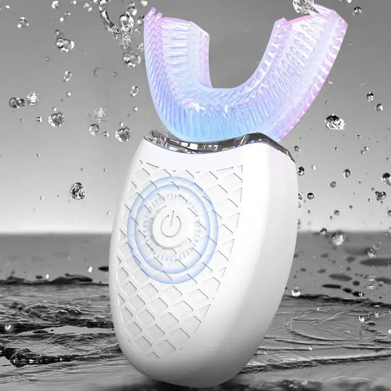 U-Type Toothbrush 360 Degrees Intelligent Silicon Head Sonic Electric Toothbrush Automatic USB Charge Waterproof Toothbrush Smart_Life_Tech