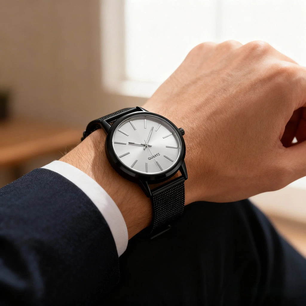 2025 Men Watches Top Brand Luxury Brown Leather Band Quartz Wristwatch Men's Casual Simple Watch Wrist Male Clock Reloj Hombre Smart_Life_Tech