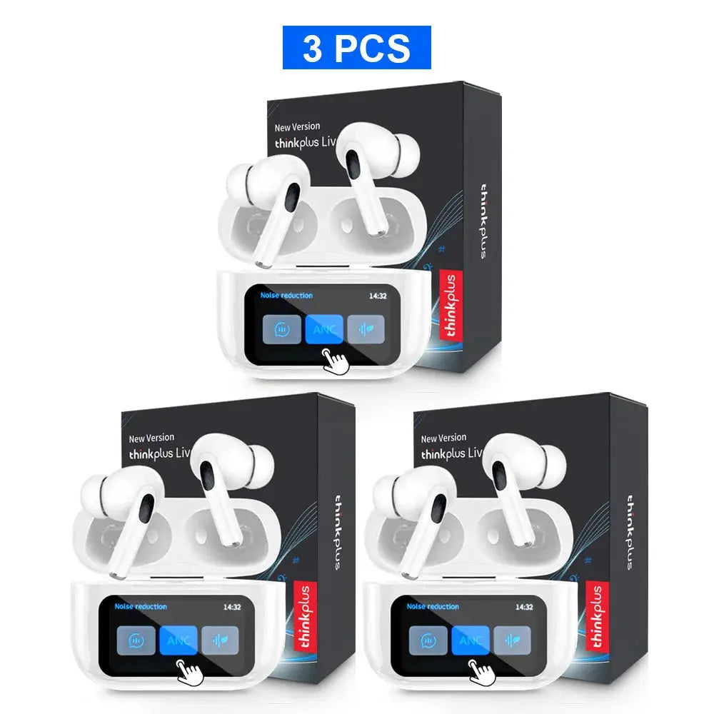Original Thinkplus Wireless Bluetooth Earphones ANC Noise Reduction Earbuds HD Mic Call Gamer Headsets LED Touch Screen Control Smart_Life_Tech